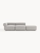 Chaise longue componibile in bouclé Anton