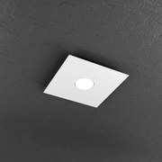 Plate plafoniera 1 luce bianco 1129-pl1-bi