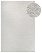 Tappeto color crema tessuto a mano in lana 160x230 cm Pradesh Natural White - Elle Decoration