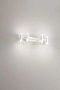 Applique in metallo e alluminio bianco candles led 24w 3000k cri?8...