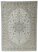 Kashan Tappeto 300 x 400 Beige (Iran) Annodato A Mano