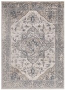 Tappeto Ohio B orientale crema e beige chiaro, L 290 x L 200 cm