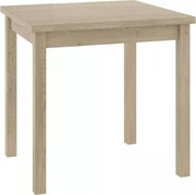 Tavolo Adam in MDF e piano laminato effetto rovere Cremona Torro – 80x80 cm