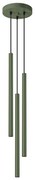 Sollux SL.1521 - Lampadario a sospensione con filo PASTELO 3xG9/8W/230V verde