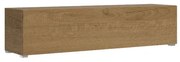 Base TV con piedini e foro passacavi Isoka 173 cm Quercia Natura