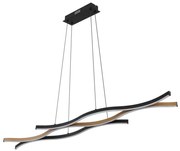 Globo 67206HW - Lampadario LED a sospensione con filo GERONIMO LED/35W/230V nero/marrone