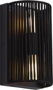 Lampada da parete Japandi nera con corda IP44 - Jayla