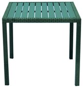 Tavolo da pranzo per giardino Orleans struttura e superficie in Resina  per 4 persone 80x80cm