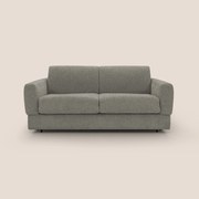 Happy Divano letto matrimoniale con materasso h18 cm in tessuto impermeabile T10 talpa