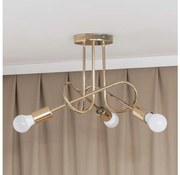 Plafoniera OXFORD 3xE27/15W/230V, dorata