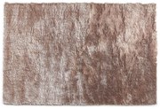 Tappeto shaggy ultra morbido - Tortora con riflessi beige - 160 x 230 cm - DOLCE