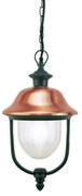 Lampadario Moderno Rustica grigio paralume trasparente E27 SOVIL