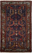Shiraz Tappeto persiano 130x220 (Iran) Annodato A Mano
