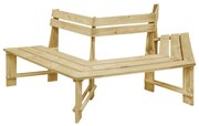 Panchina da giardino 240 cm in legno di pino impregnato