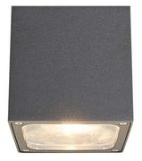 Lucande - Tanea LED Plafoniera da Esterno 12x12 Grigio Scuro Lucande