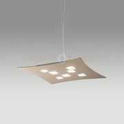 Isotta s - lampadario a sospensione 10luci attacco gx53 biemissione...