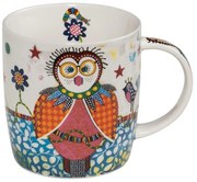 Tazza in porcellana Maxwell &amp; Williams Smile Style Boobook, 400 ml - Maxwell &amp; Williams