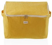 Scatole Portaoggetti Versa Corduroy 38 x 26 x 26 cm Giallo