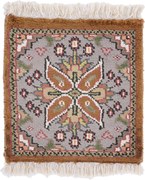 Agra Tappeto orientale 30 x 30 (Indian) Annodato A Mano