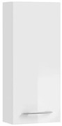 Pensile bagno Cassca bianco in truciolare PELIPAL, 1 anta apertura da destra P 38 x L 30 x H 72 cm