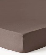 Lenzuolo con angoli topper in raso di cotone Comfort