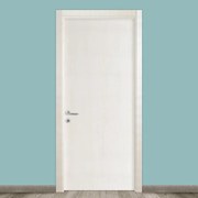 Porta battente Wheat bianco L 60 x H 210 cm reversibile