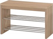 Scarpiera ST7 in rovere sonoma - L80 cm