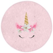 Tappeto rosa per bambini ø 120 cm Comfort - Mila Home