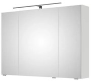 Pensile con luce Cassca PELIPAL bianco lucido L 100 x H 70 x P 15 cm