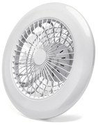 Lampadario Ventilatore da soffitto 60W illuminazione Led regolabile con telecomando Aigostar