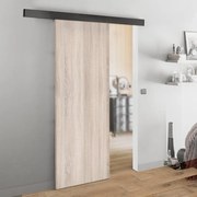 Porta scorrevole Brush in mdf marrone, L 93 x H 212 cm, con binario Atelier Reversibile