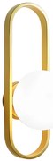 Lampada da parete APP1756-1W BRUSH GOLD WHITE