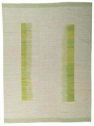 Kilim Tappeto 370x270 Beige (Iran) Tessuto A Mano