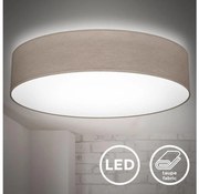 BK Licht 1395 - Plafoniera LED LED/20W/230V tortora