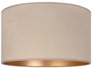 Duolla - Paralume universale VELVET per attacco E27 Ø 35 cm beige/oro