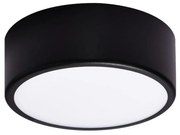 Plafoniera CLEO 1xE27/24W/230V diametro 20 cm nero