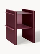 Comodino con elementi in metallo Rami