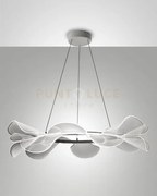 Sylvie lampadario a sospensione bianca d.72cm dimmerabile a led 300...
