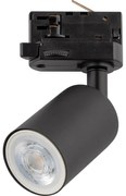 Faretto per sistema a binario trifase TOP 1xGU10/10W/230V nero