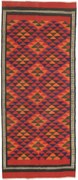 Kilim Tappeto 160x370 (Iran) Tessuto A Mano