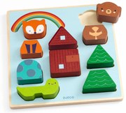 Puzzle & gioco di costruzione - Animali sotto arcobaleno