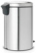 Pattumiera New Icon BRABANTIA a pedale grigio inox 20 L