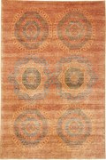 Mamluk Tappeto 140x220 Giallo (Pakistan) Annodato A Mano