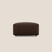 Giotto pouf in morbida microfibra effetto velluto impermeabile idrorepellente T09 marrone