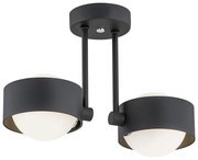 Argon 7089 - Lampadario su palo MASSIMO PLUS 2xG9/6W/230V nero