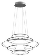 Nemo Lighting - Drop 5 Lampada a Sospensione Satin Silver Nemo Lighting