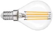 Lampadina led filamento globo e14 3w 485lm 3000k 300° 45x79mm 30000...