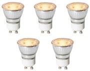 Set di 5 lampadine LED GU10 dimmerabili 35mm 4W 200 lm 2200K