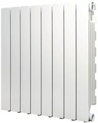 Radiatore acqua calda PRODIGE MODERN in alluminio, 8 elementi, interasse 600 mm, bianco