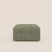 Mosaic pouf e modulo in bouclé - 96x77 cm design capitonné in tessuto smacchiabile T21